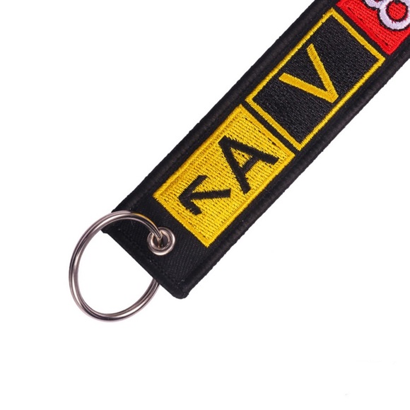 Aviator Airport Taxiway Keychain Luggage Tag - Picture 4 of 11